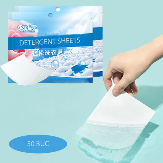 Benzi detergent pentru rufe, portabile,concentrate, set 30 buc